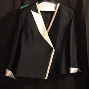 Black and cream 3-piece suit (can be worn at church, special occasion)